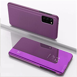 Wewoo Housse Coque Pour Galaxy S11 miroir plaqué gauche et droite Flip Cover avec support étui téléphone portable violet