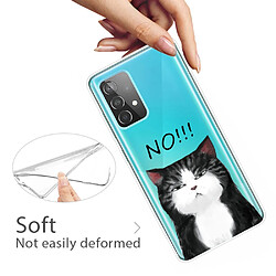 Coque en TPU anti-rayures Chat dit non pour votre Samsung Galaxy A13 4G