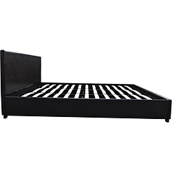 Avis Habitat Et Jardin Lit double avec coffre Carla - 180 x 200 - Noir