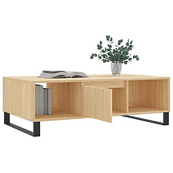 Acheter Maison Chic Table basse,Table Console Table d'appoint, Table pour salon chêne sonoma 104x60x35 cm bois d'ingénierie -MN88514