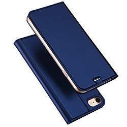 Dux Ducis Etui en PU avec porte-carte bleu pour votre Apple iPhone SE 2/iPhone 9