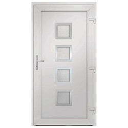 Acheter vidaXL Porte d'entrée Blanc 88x200 cm PVC