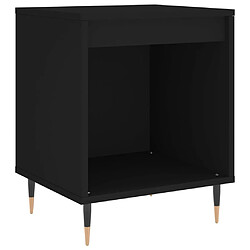 Avis vidaXL Tables de chevet 2 pcs noir 40x35x50 cm bois d’ingénierie