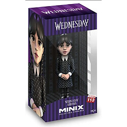 MINIX Figurine Mercredi Addams de la Série Mercredi en PVC 12 cm Noir