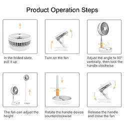 Avis Ventilateur Portatif au Sol avec Télécommande, ventilateur de Sol Escamotable, Ventilateurs Télescopiques sur pied pour Bureau de Chambre à Coucher Personnel