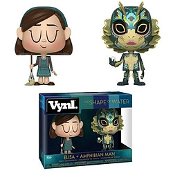 2 Figurines Funko Vynl La Forme de lEau: Elisa + lHomme Grenouille