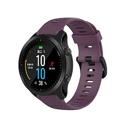 Bracelet de rechange compatible pour Garmin Forerunner 945/935 Fenix5 Quatix5 Sapphire Approach S60 Violet fonce