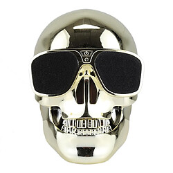 Yonis Enceinte Bluetooth Skull Unique Pour Smartphones iPhone Samsung HTC Sony