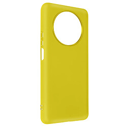 Avizar Coque Honor Magic 4 Lite Silicone Semi-rigide Soft-touch Fine Jaune