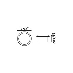 Avis faro Encastrable de jardin verre Galo l5,5 cm