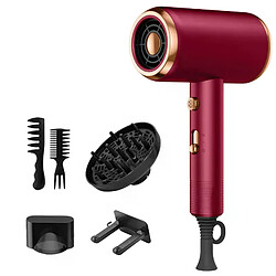 Sèche-cheveux avec diffuseur Sèche-cheveux Peigne Brosse 1800W Sèche-cheveux ioniques avec diffuseur Soins capillaires à température constante Sans Dama