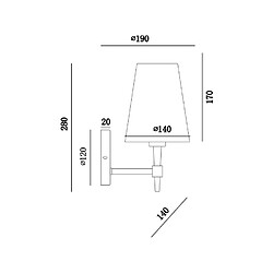 Acheter MAYTONI Applique Bougie Laiton, 1 Lumière, E14