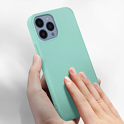 Acheter Avizar Coque iPhone 13 Pro Silicone Semi-rigide Finition Soft-touch turquoise