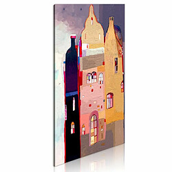 Paris Prix Tableau Imprimé Immeuble Fabuleux 40x80cm