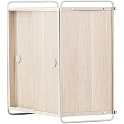 Acheter Venture Home Etagère murale 2 portes 68 x 60 cm Paris blanc.