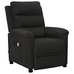 Maison Chic Fauteuil de massage,Fauteuil luxe de relaxation Noir Tissu -MN22228