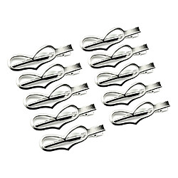 10 Pcs Coeur Épingle À Cheveux Clip Fer Glisser Grip Barrette Dames Filles