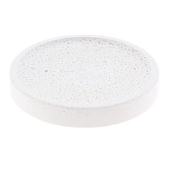 Acheter Porte-savon de salle de bain de diatomite terre porte-tapis dessous de plat blanc