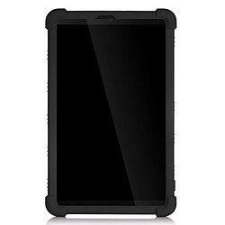 Coque en silicone souple avec béquille coulissante noir pour votre Lenovo Tab M8 8705/8505