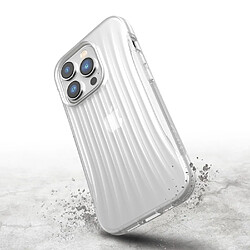 Raptic Coque pour iPhone 14 Pro Clutch Shockproof 3M avec motif rayures Transparent