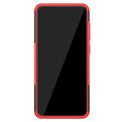 Avis Wewoo Coque Pour Galaxy A70s Texture de pneu TPU antichoc + PC Housse de protection avec support rouge