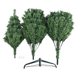 Mobili Rebecca Arbre De Noël Artificiel Vert Réaliste 240 Cm Super Épais 1300 Branches pas cher