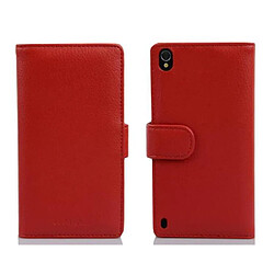 Cadorabo Coque Huawei ASCEND P7 Etui en Rouge