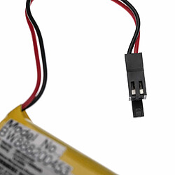 vhbw batterie compatible avec GE / Fanuc A06B-6093-K001, A98L-0031-0011/L servo-amplificateur servo-régulateur (2200mAh, 6V)