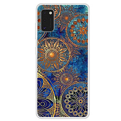 Coque en TPU impression de motifs souple fleur d'or pour votre Samsung Galaxy A41 (Global Version)