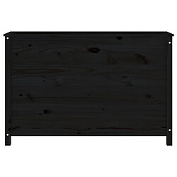 Avis vidaXL Lit surélevé de jardin noir 119,5x40x78 cm bois de pin massif