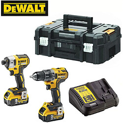 DeWalt Kit 2 outils 18V 5Ah Li-Ion moteur sans charbon