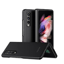 Coque en TPU anti-chute, ultra-mince, électroplaqué noir pour votre Samsung Galaxy Z Fold3 5G