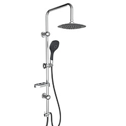 EISL Ensemble de douche DUSCHTRAUM chrome et noir