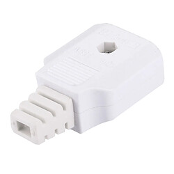 Acheter Wewoo Blanc Adaptateur d'alimentation de voyage US Plug