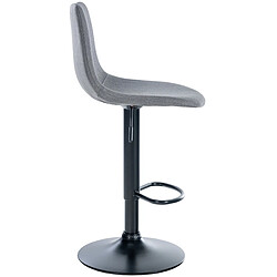 Acheter Non Tabouret de bar Divo tissu noir