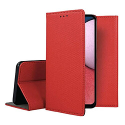 Acheter Htdmobiles Housse etui portefeuille avec coque interieure en silicone pour Realme 12 Pro et Realme 12 Pro+ Plus 5G + verre trempe - ROUGE MAGNET