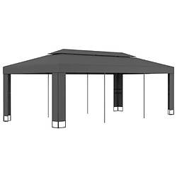 Maison Chic Tonnelle | Pergola avec toit double 3x6 m Anthracite -GKD10152