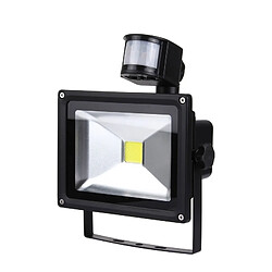 Wewoo LED Avec panneau solaire 20W 1800LM IP65 imperméable à l'eau lampe de projecteur infrarouge avec lumière blanche