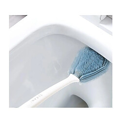 Universal Brosse de nettoyage des toilettes Brosse de toilette à manche longue Pas de toilettes mortes (groupe 1) pas cher