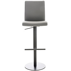 Non Tabouret de bar Cadiz simili cuir noir