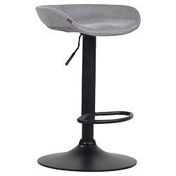 Non Tabouret de bar Anaheim tissu noir