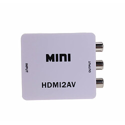 Universal RCA AV à HDMI 1080p AV2HDMI Convertisseur mini HDMI à AV HDMI2AV Convertisseur de signaux pour TV VHS VCR DVD Enregistrement Chipset | Mini VGA à HDMI | VGA à HDMI Convertisseur VGA à HDMI