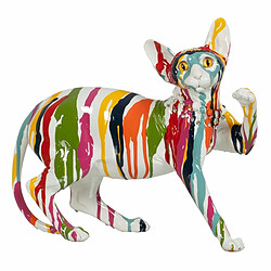 BigBuy Home Figurine Décorative Chat 32 x 13 x 28,5 cm