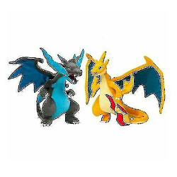 Universal 25cm Mega Shiny Charizard x Cadeau de poupée en peluche en peluche (20pcs) pas cher