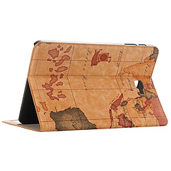 Wewoo Housse Étui marron pour Samsung Galaxy Tab A 10.1 / T580 Carte Texture Horizontal en cuir avec support et fentes cartes porte-monnaie, livraison de aléatoire pas cher