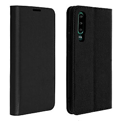 Avizar Étui Huawei P30 Housse Folio Cuir Support Vidéo noir