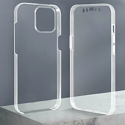 Avizar Coque Intégrale pour iPhone 13 Mini Arrière Rigide Avant Souple Transparent pas cher