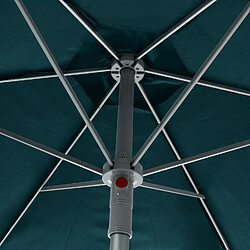 Acheter Hesperide Parasol droit rond Anzio - Diam. 230 cm - Bleu canard