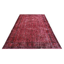 Vidal Tapis de laine 279x165 rouge Ultra Vintage pas cher