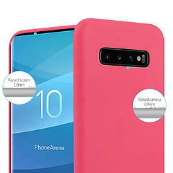 Acheter Cadorabo Coque Samsung Galaxy S10 PLUS Etui en Rouge